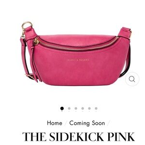 NWT - Poppy & Peonies Pink Sidekick Bag